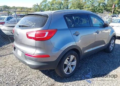 2012 Kia Sportage Lx z USA, uszkodzony, nr VIN KNDPBCA26C7262241
